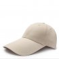 Men Women Plain Adjustable Baseball Cap Super Extra Long 4.3" Bill Hat Strapback
