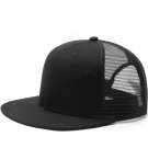 Unisex Plain Flat Bill Adjustbale Baseball Cap Blank Snapback Mesh Trucker Hat