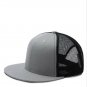 Unisex Plain Flat Bill Adjustbale Baseball Cap Blank Snapback Mesh Trucker Hat