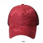 Womens Messy High Bun Ponytail Camouflage Baseball Cap Adjustable Trucker Hat