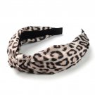 Knot Headband Leopard Print Textured Turban Hairband Hair Accessories Hoop 2pc