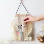 3pc Wall Hanging Reusable Storage Mesh Bag Vegetable Net Tote Bag for Garlics