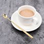 Mixing Stirring Ice Tea Cocktail Spoons,6.7 Inch Square Head Coffee Teaspoon,5pc