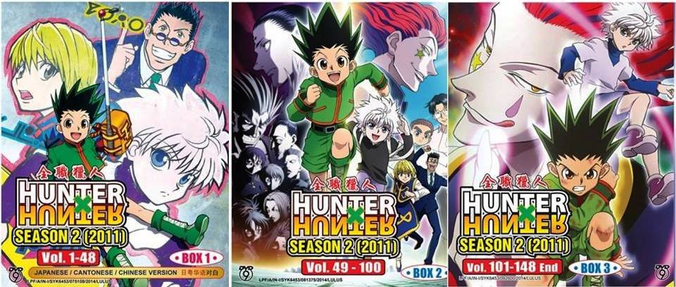 Anime DVD Hunter X Hunter Season 2 Vol.1-148 End (2011) English Sub