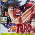 Anime DVD Hajime No Ippo Season 1-3 Vol.1-127 End + Movie + OVA English Subtitle