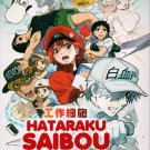 Anime DVD Hataraku Saibou Season 1+2+Black (Vol.1-34 End) + OVA English Dubbed