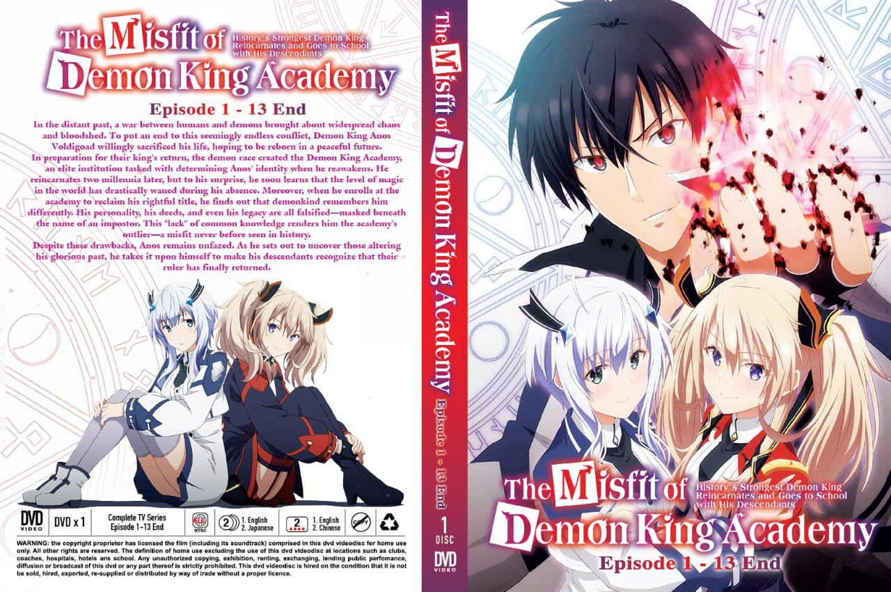 Anime DVD The Misfit of Demon King Academy Vol.1-13 End English Dubbed