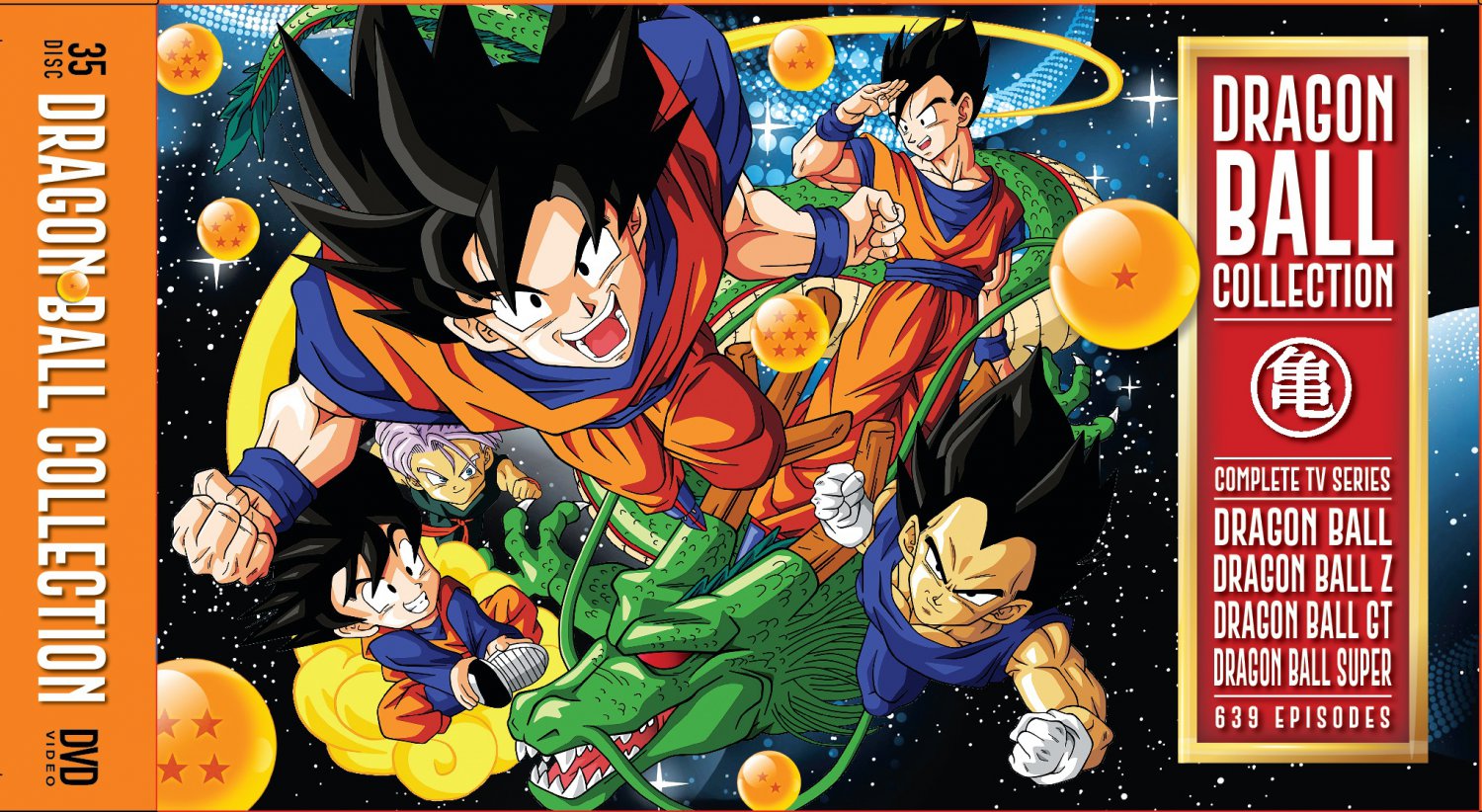 Anime DVD Dragon Ball Full Series Collection (DB + DBZ + DB Gt + DB Super)