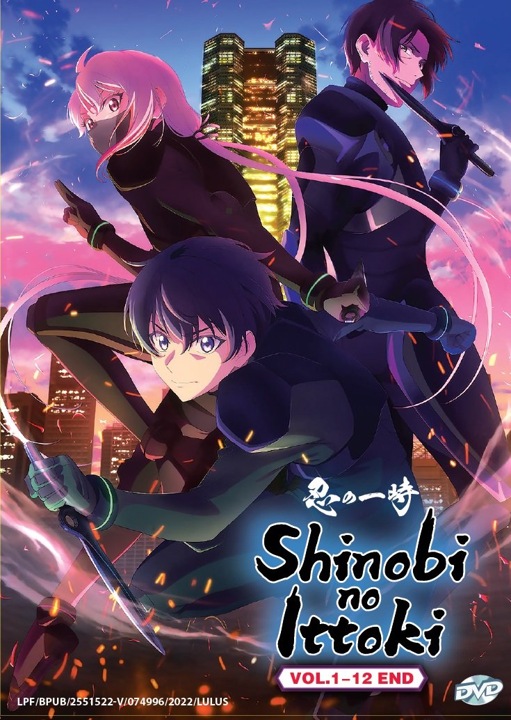 Anime DVD Shinobi No Ittoki Vol.1-12 End English Dubbed