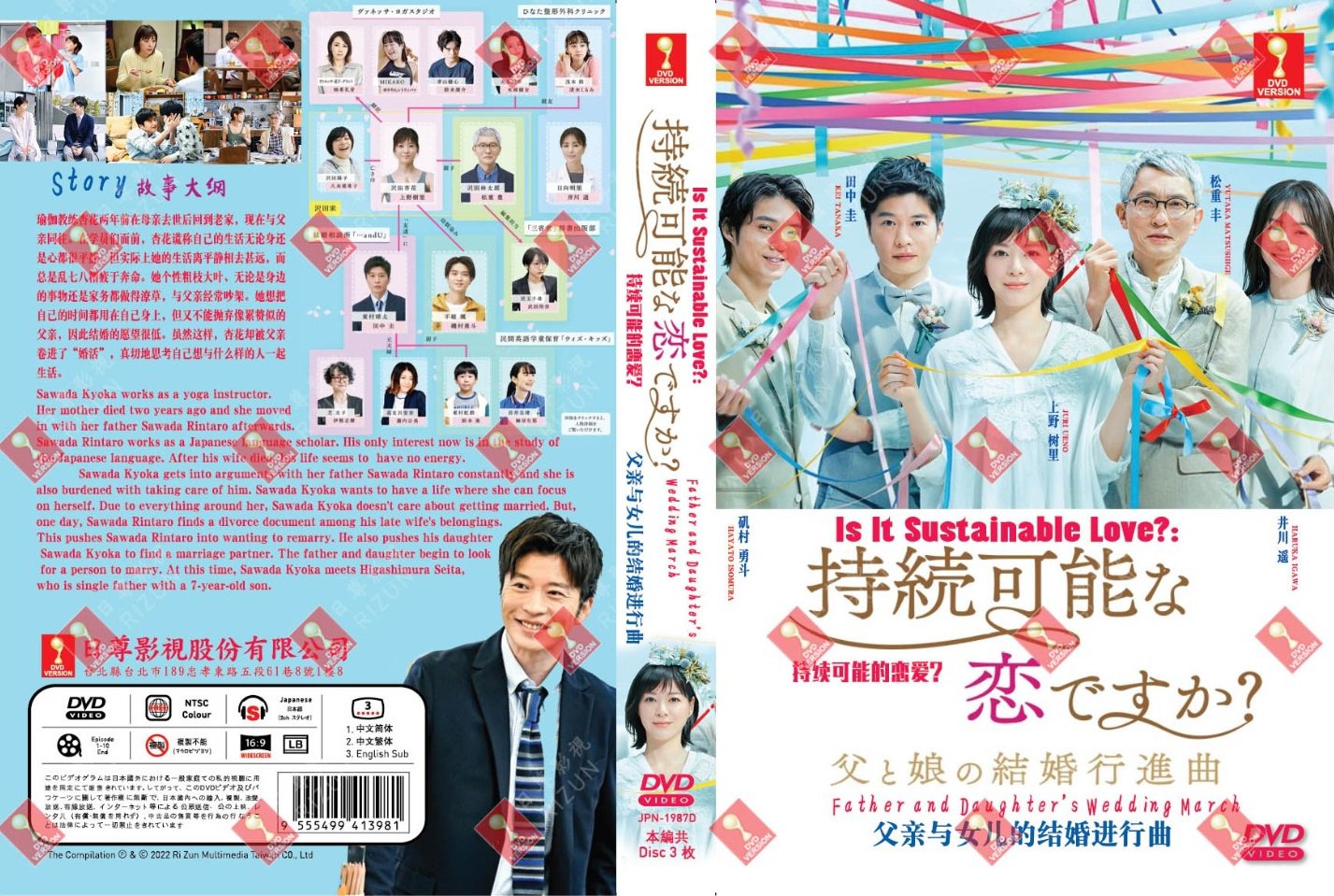 Japanese Drama DVD Is It Sustainable Love? Father and Daughter’s