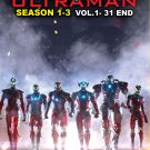 DVD Ultraman Complete TV Series Season 1-3 Vol.1-31 End English Dubbed