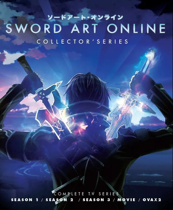 Anime DVD Sword Art Online TV Series Season 1-3 Vol.1-96End+Movie+OVA (EngDub)