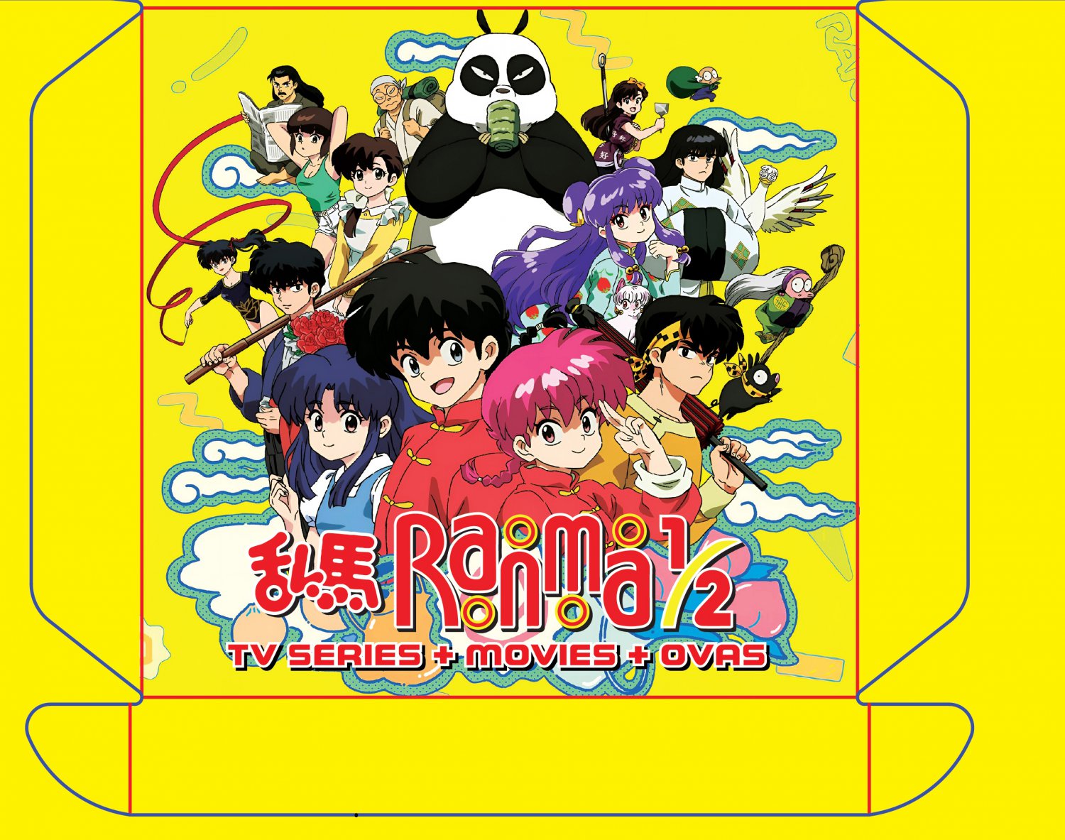 Anime DVD Ranma 1/2 Complete TV Series Vol.1-161End+2Movie+12OVA (English Dub)