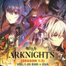 Anime DVD Arknights TV Series Season 1-3 Vol.1-26End+OVA English Subtitle