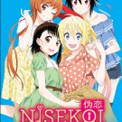 Anime DVD Nisekoi TV Series Season 1+2 Vol.1-32End+3OVA+Live Action Movie