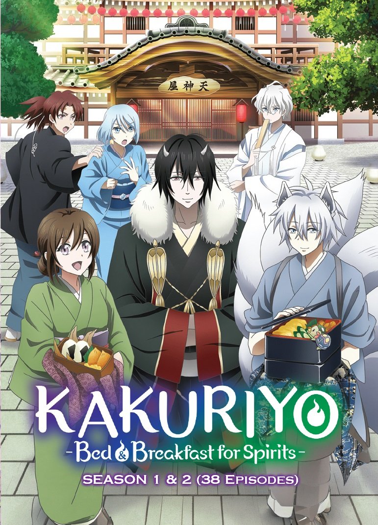 Anime DVD Kakuriyo: Bed and Breakfast for Spirits Season 1+2 Vol.1-38End Eng Dub
