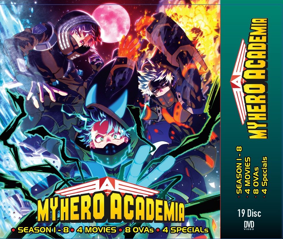Anime DVD My Hero Academia TV Series Season 1-8 Vol.1-170End+4Movie+8OVA+4Special