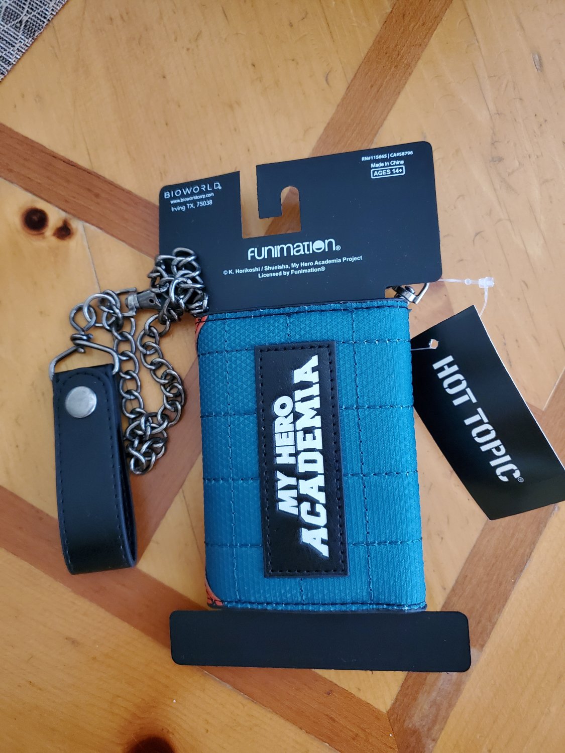 My Hero Academia anime Wallet with chain faux leather