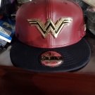 Wonder woman new Era  hat snapback fifty 9 fifty leather with metal emblem