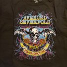 Avenge Sevenfold 7x Concert T Shirt 2016 sz medium black rare heavy metal