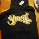 Ghost hoodie sweater Swedish rock band black size medium heavy metal