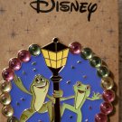 Princess and the Frog enamel pin dancing frogs jeweled rare Disney collectible