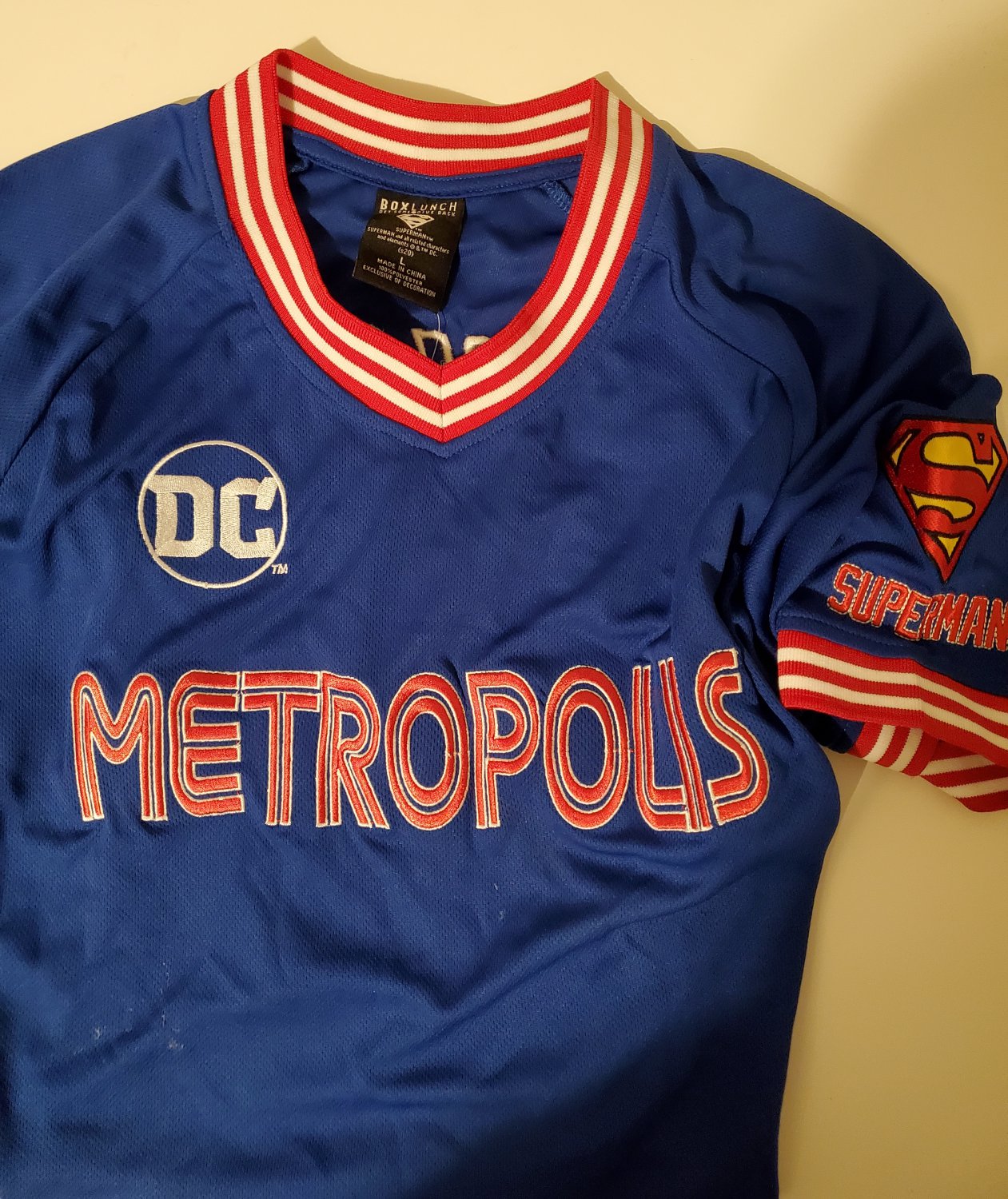 superman jersey shirt