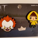 Loungefly enamel pin set Pennywise and Georgie IT horror pins lapels funko