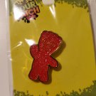 Rare loungefly Sour Patch Kids enamel pin red glitter candy lapel