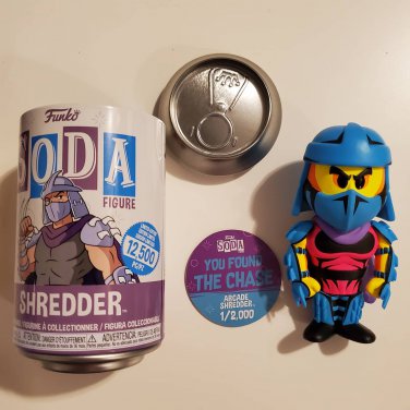 TMNT Blacklight Sodas COMPLETE SET W/ hotsell SHREDDER