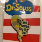 Dr Seuss enamel pin oh the places you'll go hat lapel