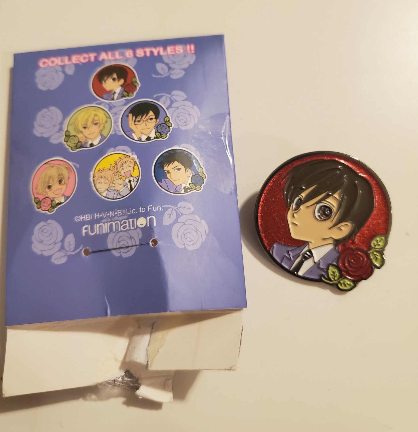Ouran High school Host Club Haruhi enamel pin glitter blind box series anime