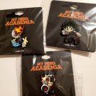 My Hero Academia enamel pin set of 3 anime lapels Collectibles