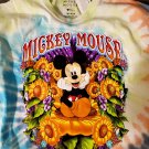 Mickey Mouse t shirt tie dye flowers Disney Size Medium