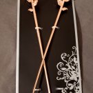 Loungefly Beauty And The Beast hair sticks rose gold rare  hair pins
