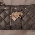 Game of thrones wallet clutch Stark logo faux leather HBO fantasy