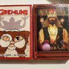 Playing cards Gremlins Gizmo and Zoltar set of 2 retro card game