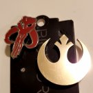 Star wars pins Rebel Alliance and Bounty Hunter logo Disney pin lapel