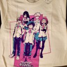 My Hero Academia t-shirt anime Manga tee size medium tee white