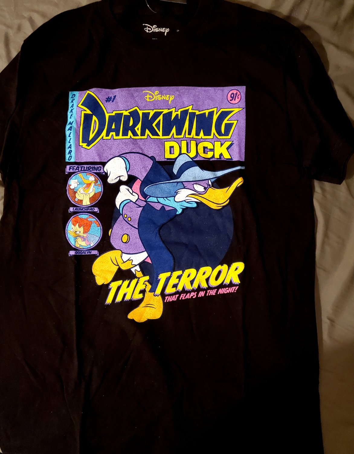 Darkwing Duck tshirt Disney tshirt terror that flaps in the night tee