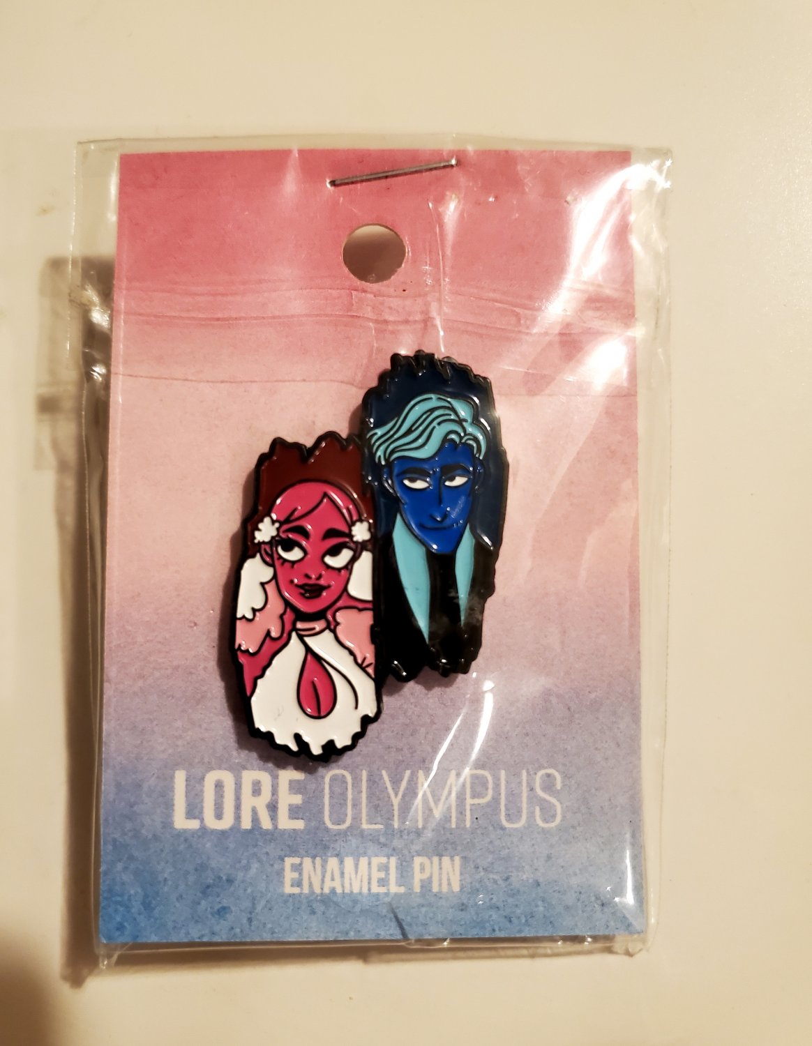 Lore Olympus enamel pin official webtoon lapel anime Manga hades persephone