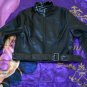 The batman catwoman leather jacket coat sz 4 women's