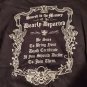 Disney Haunted Mansion cardigan sweater cropped women's top sz m black