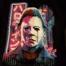 Halloween Michael Myers t shirt tokyo neon horror tee sz m