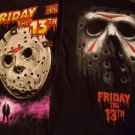 Set Of 2 Friday the 13th t shirts Jason Voorhees horror tee black shirt sz m nwt