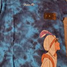 Disney aladdin prince Ali t shirt blue black wash sz l