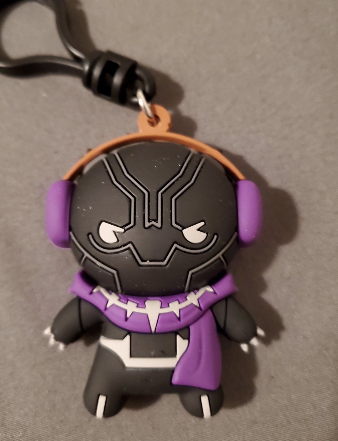 Marvel black panther christmas bag clip 3d figural figure rare