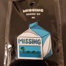 Missing nessie enamel pin lochness monster milk carton cryptids