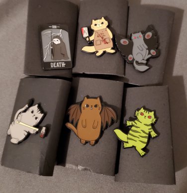 Horror Cat Blind Box Enamel Pin