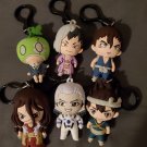 Dr stone bag clips set of 6 Inc chase excl A mini figure 3d figural anime